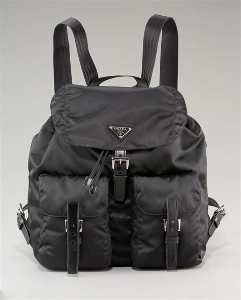 prada t back|Prada backpacks for women.